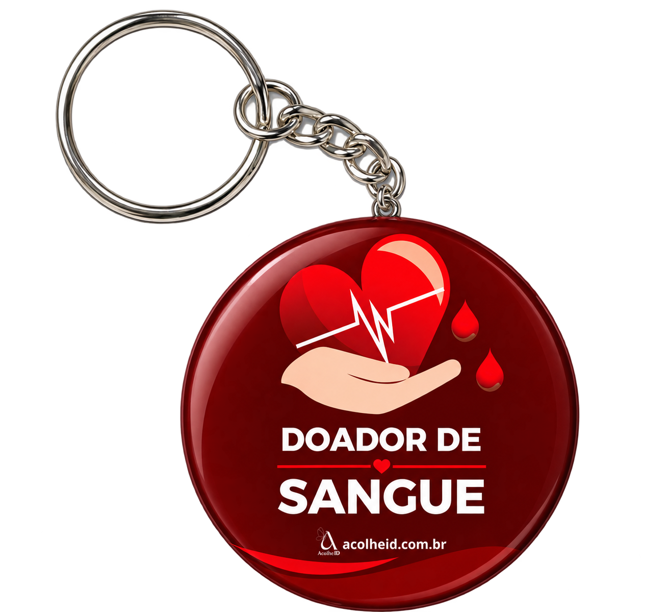 Chaveiro Doador de Sangue