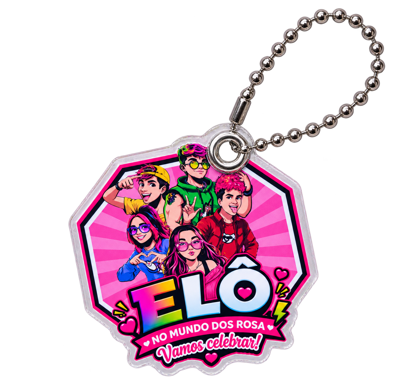 Tag personalizada Elô no Mundo dos Rosa